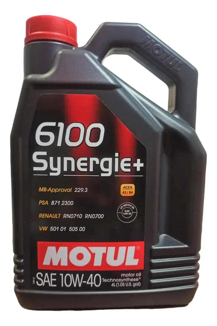 Óleo de motor Motul 6100 Synergie+ 10w40 x4L