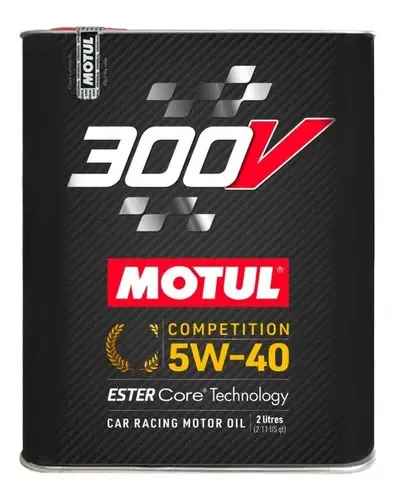 Óleo De Motor Motul 300v Competition 5w40 2lt