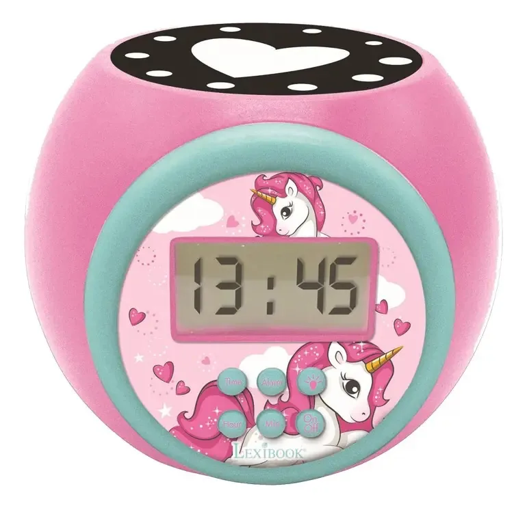 Despertador com projetor Unicorn com temporizador