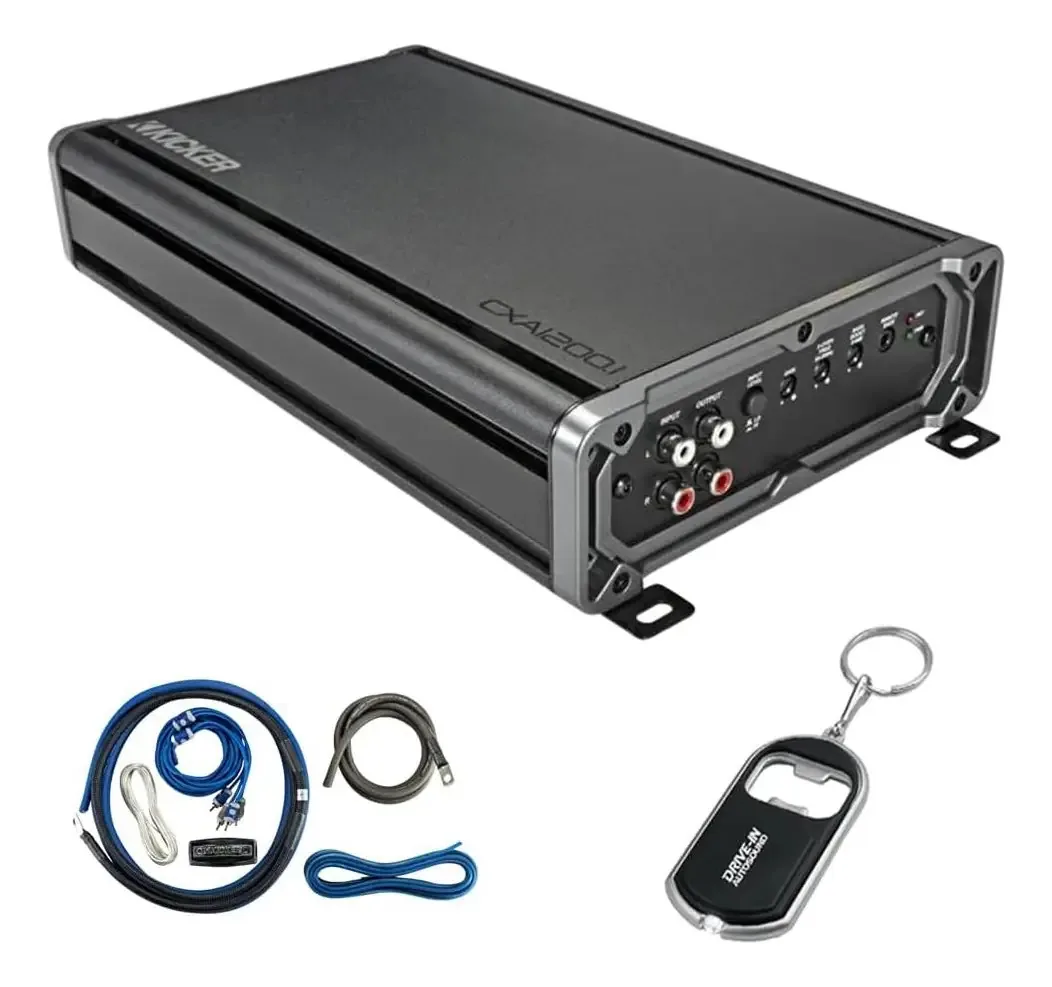 Amplificador e kit de subwoofer mono Kicker Cx Series 46cxat