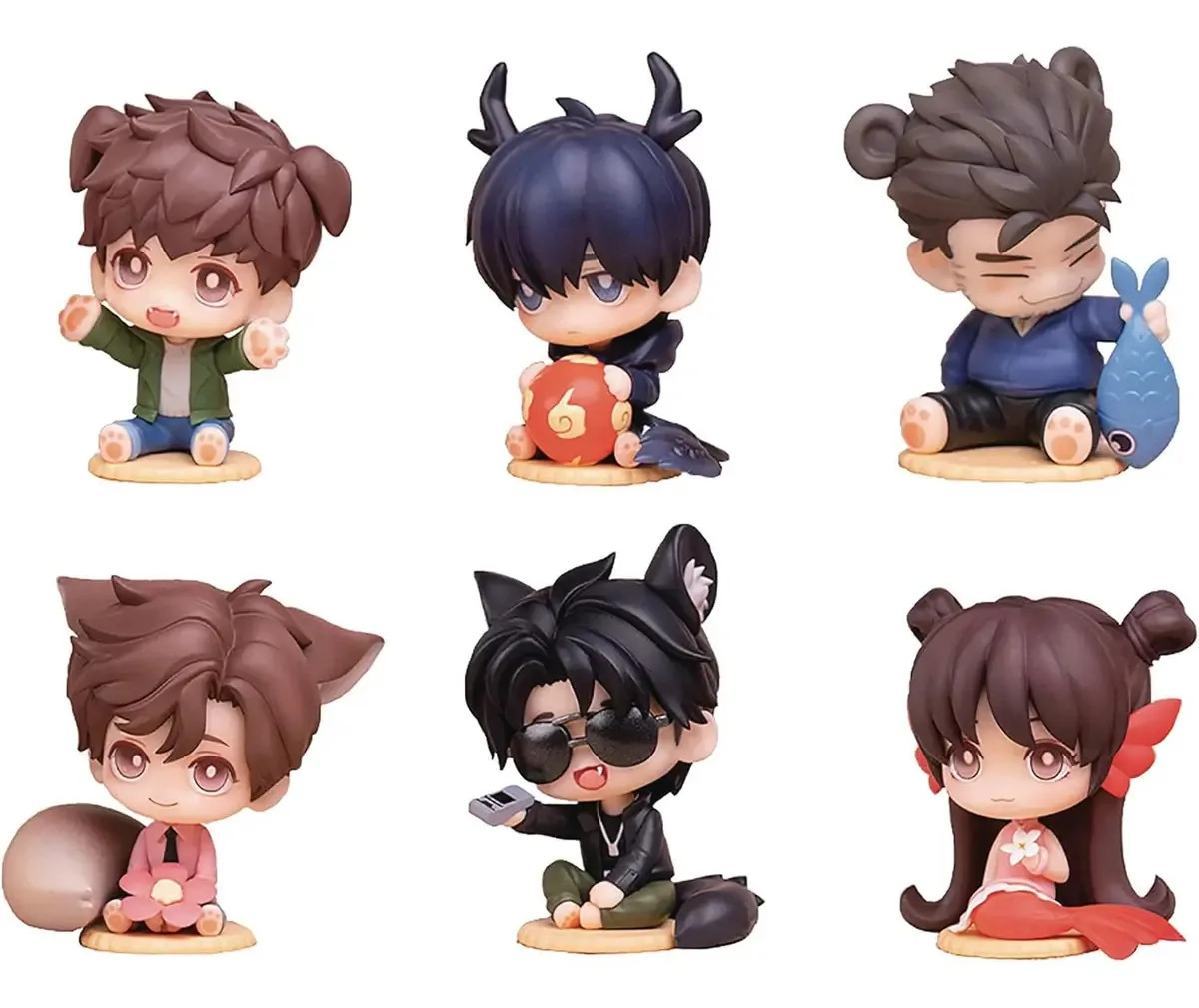 Série de bonecos de animais adoráveis Chibi de Myethos Raide