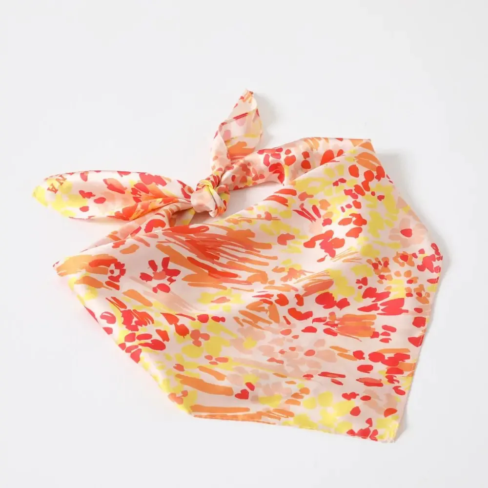 Bandana amarela amarela de Capri