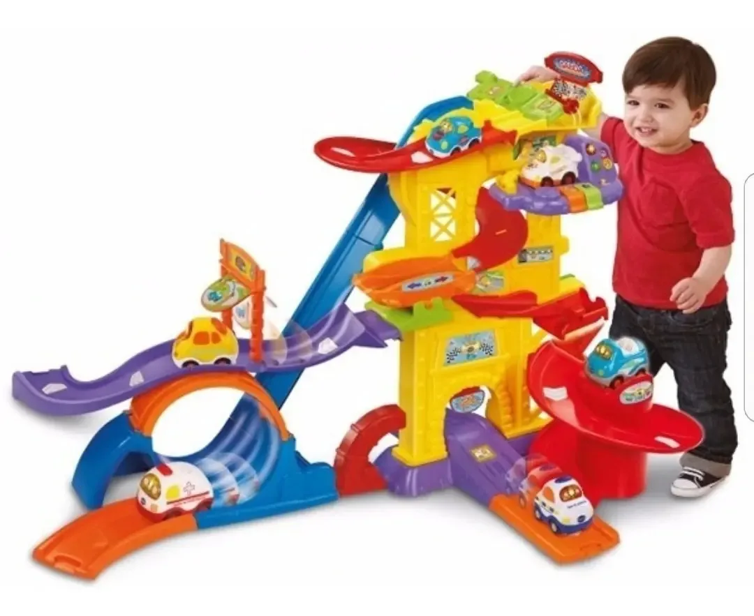 Luz e som multicoloridos Vtech Superpista Looping
