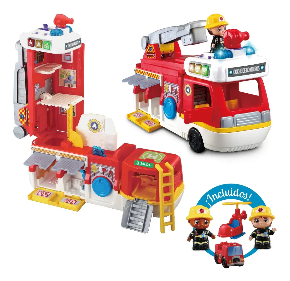 Caminhão de bombeiros Vtech 2 em 1