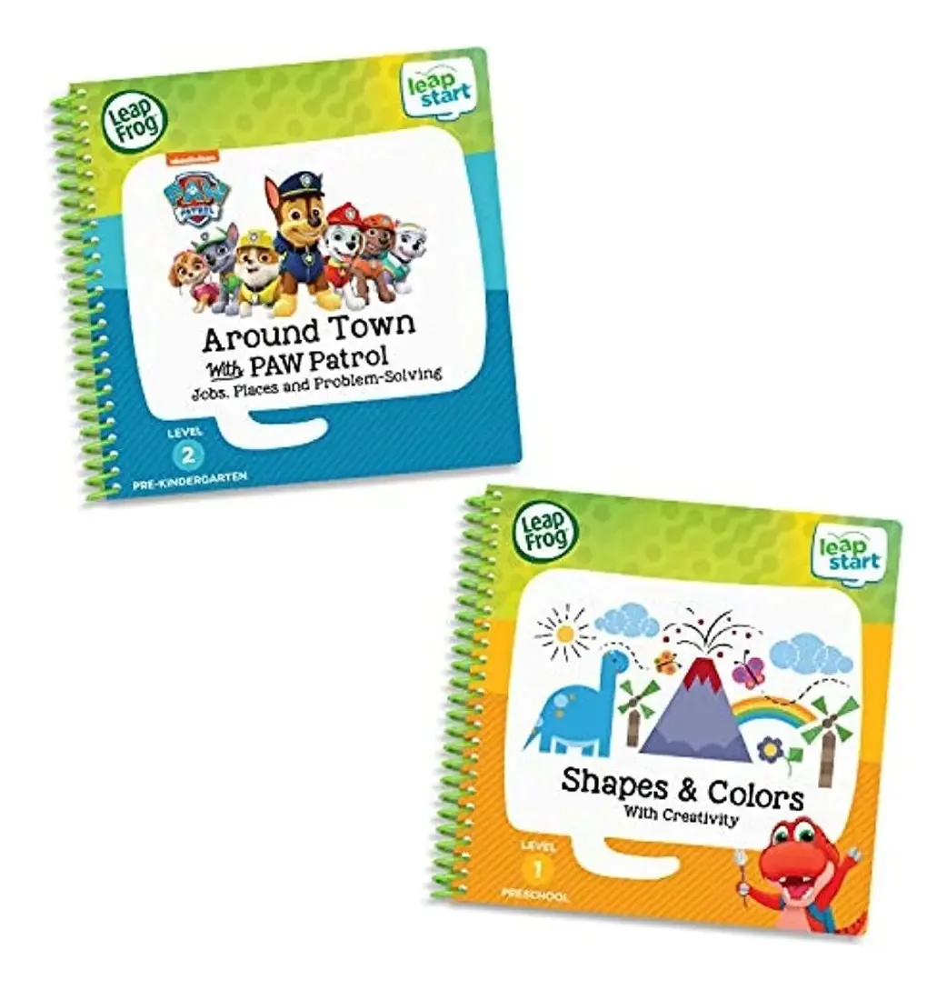 Pacote combinado de livros Leapfrog Leapstart 2: formas e cores