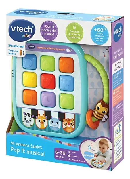 Pop It Musical: Meu primeiro tablet, primeira infância, Vtech