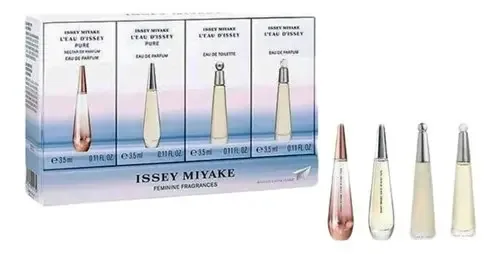 Miniaturas femininas Issey Miyake 4 3,5 ml, volume da unidade: 3 mL