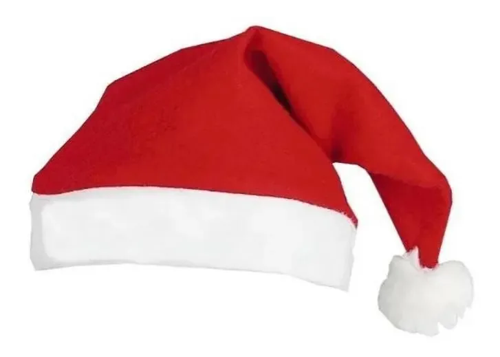 Kit 24 Gorro Papai Noel Em Feltro Natal Fantasia