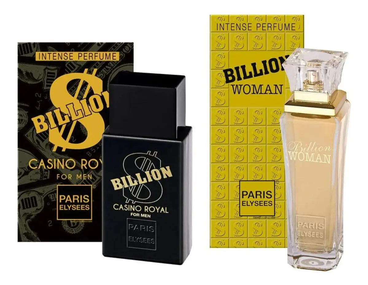 2 Perfumes Paris Elysees Casino Royal E Billion Woman