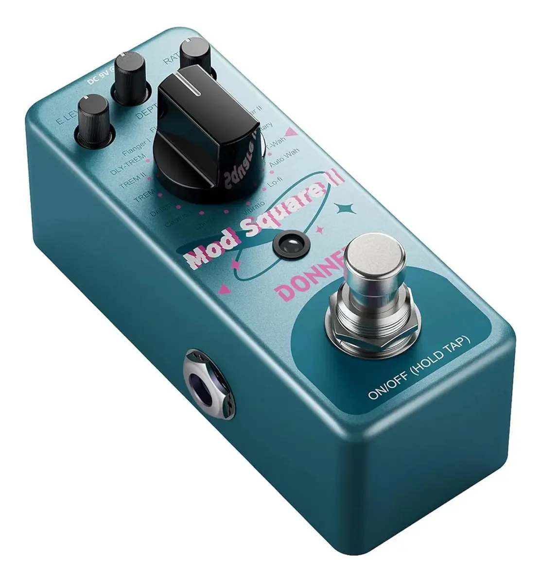 Pedal de modulação com 16 efeitos para guitarra