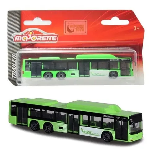 Miniatura De Metal - Man Onibus E Caminhão 1/110 - Majorette Cor Onibus Man Lion's City C Verde