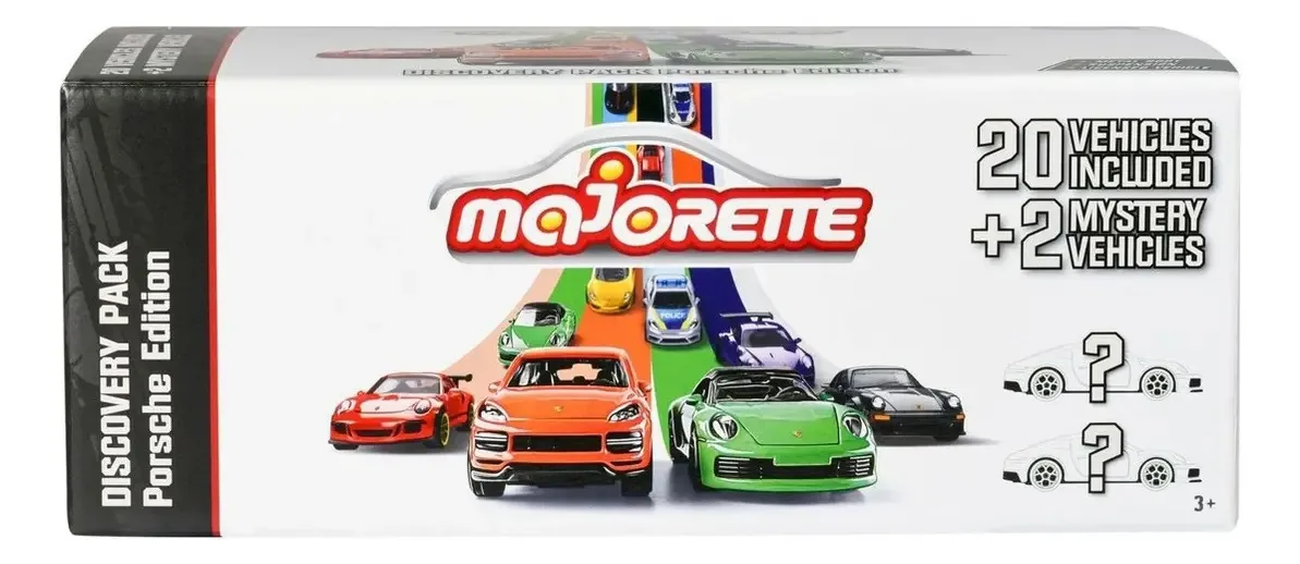 Majorette Miniaturas Porsche 1:64 Metal 22 Carrinhos Colecionáveis
