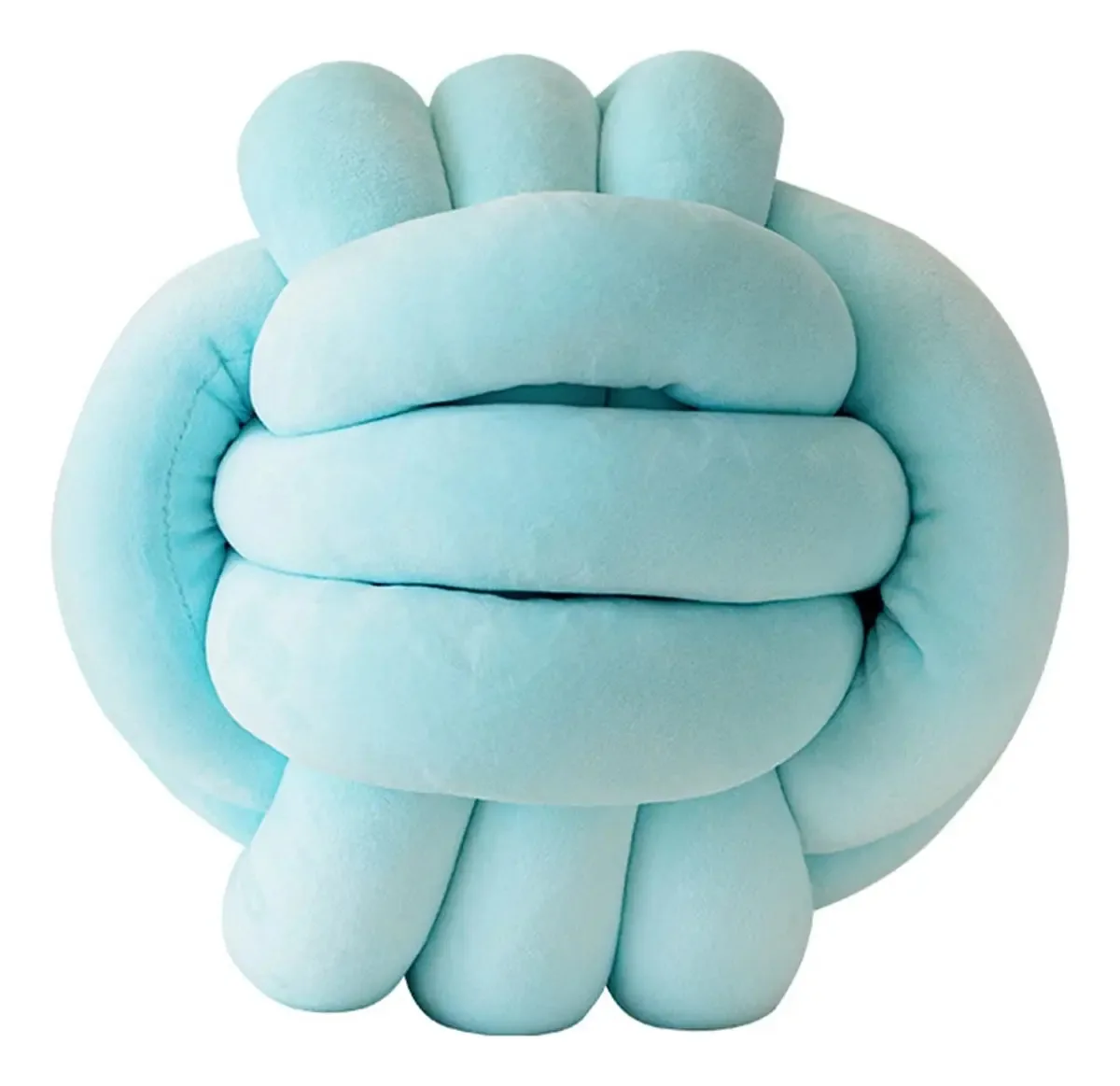 Lavona Almofada Nó Travesseiro Nó Almofada Nó Decoração Almofada Nó Decoração para Casa (cor: Blue)