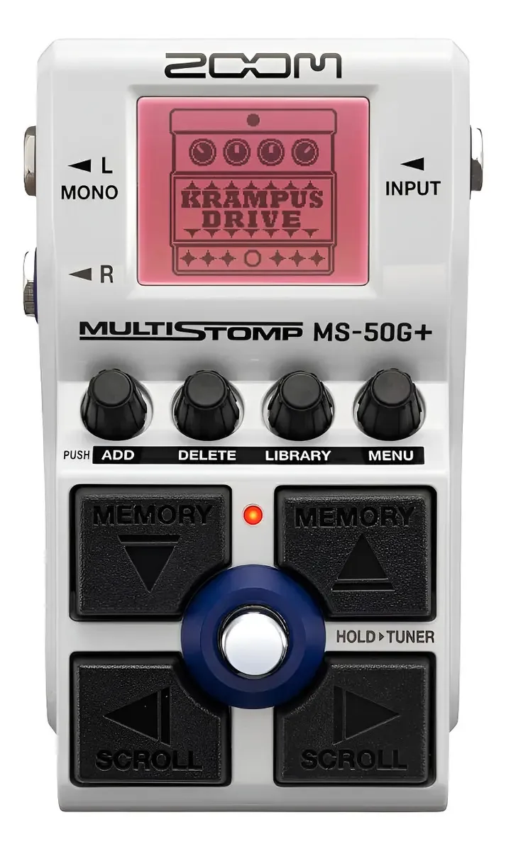 Pedal de efeitos de guitarra Multistomp com 100 efeitos