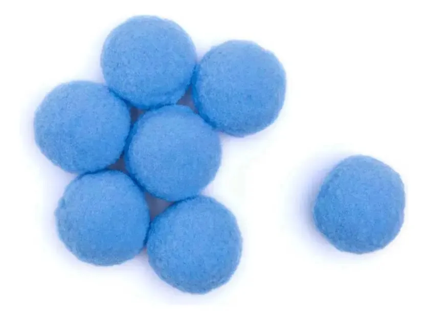 Luli Pompom - Azul Bebé - Kit - 100