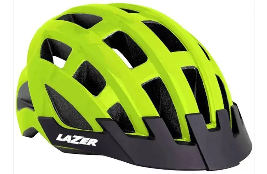 Capacete Ciclismo Lazer Compact Amarelo Fluor Ciclismo 54-61