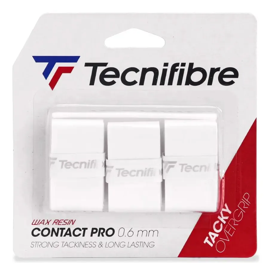 Overgrip Tecnifibre Pro Contact Branco - 0.6mm