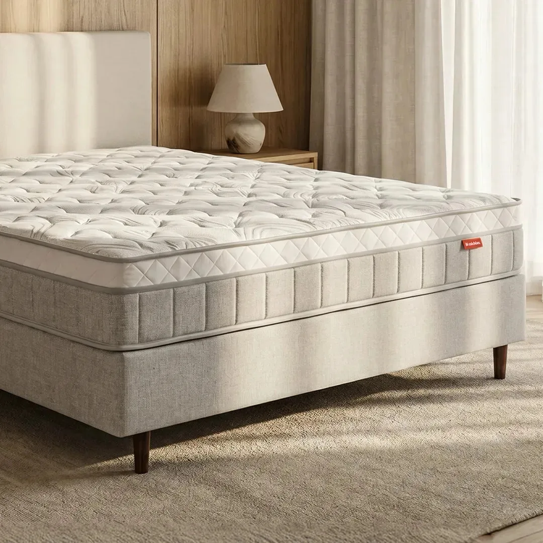 Cama Box Queen Colchão Molas Ensacadas D33 Smart Balance BF Colchões
