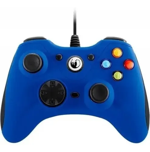 Controle Nacon Pc Gaming Pcgc-100 Blue (com Fio, Preto) - Pc Cor Azul