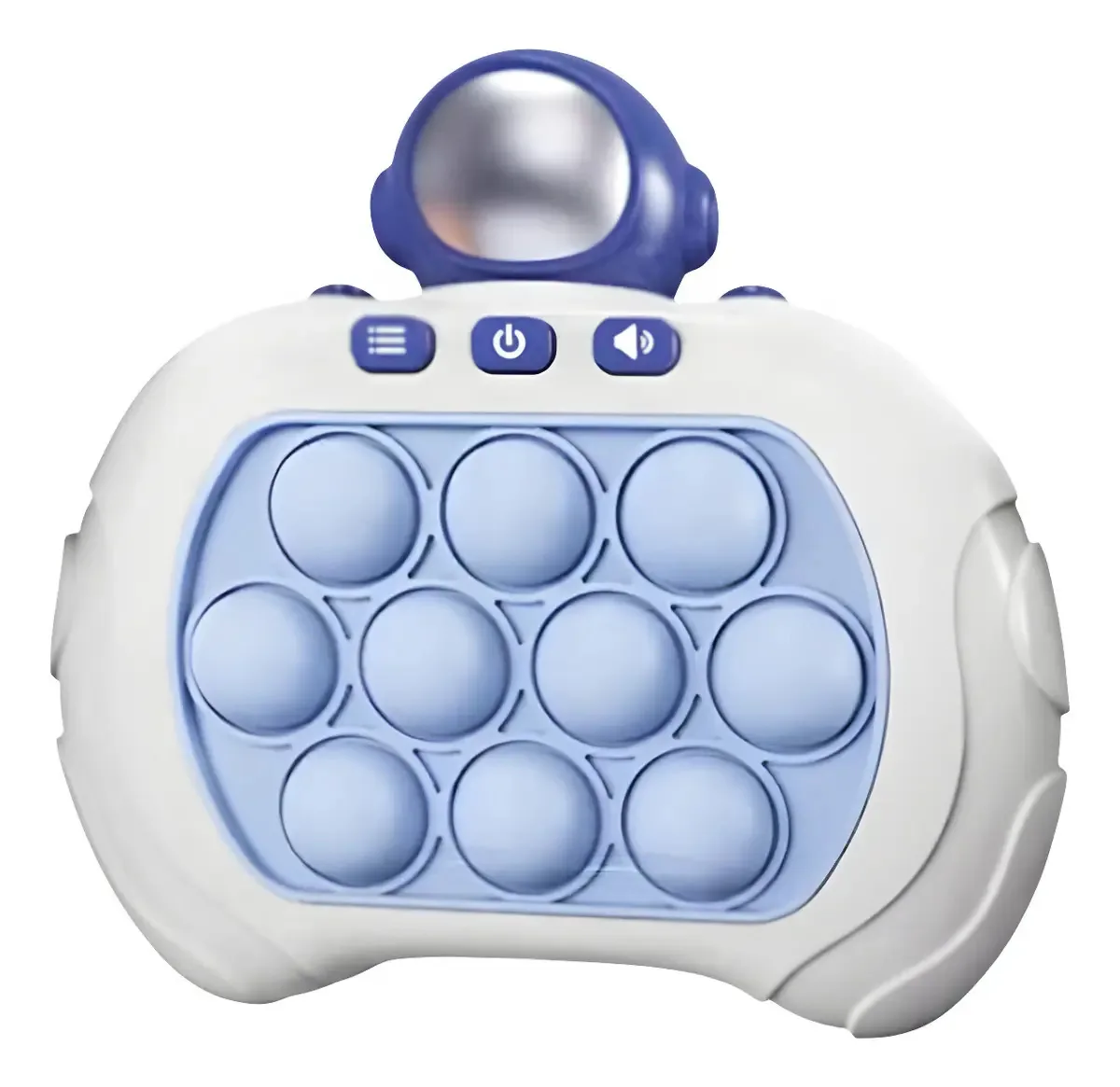 Pop-it Jogo anti stress Astronaut Fidget Toys Cor Azul