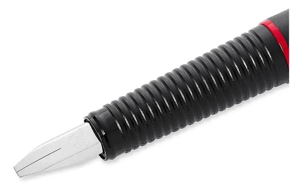 Caneta artística rotativa para caligrafia, pontas selecionáveis