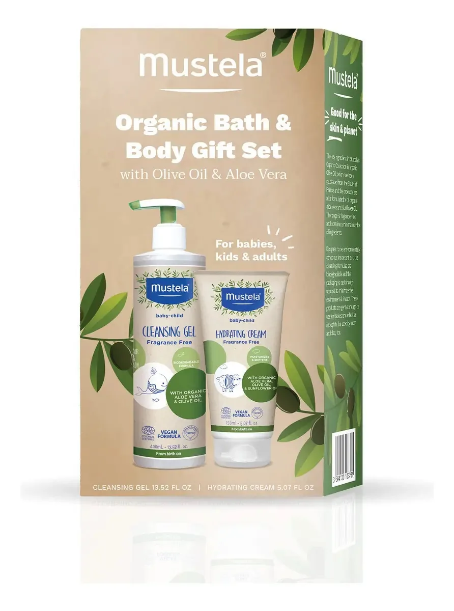 Mustela Kit Orgânico Certificado Para Banho E Cuidados