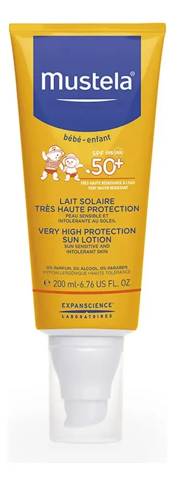 Protetor Solar Mustela Infantil Loção Fps50+ 200ml