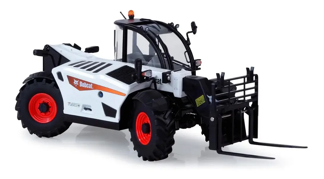 Miniatura Bobcat Telescópio Agrícola Universal Hobbies 1/32 Cor Branco