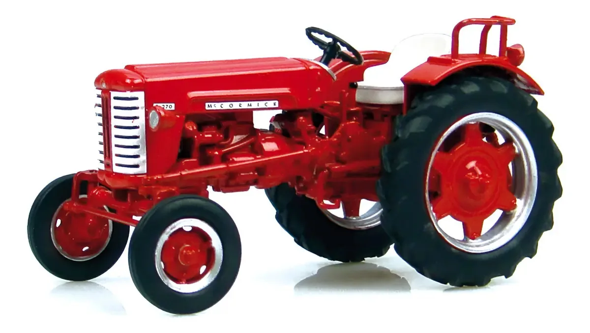 Miniatura Trator Univers Hobbies Ih Mccormick F270 1964 1/43 Cor Vermelho
