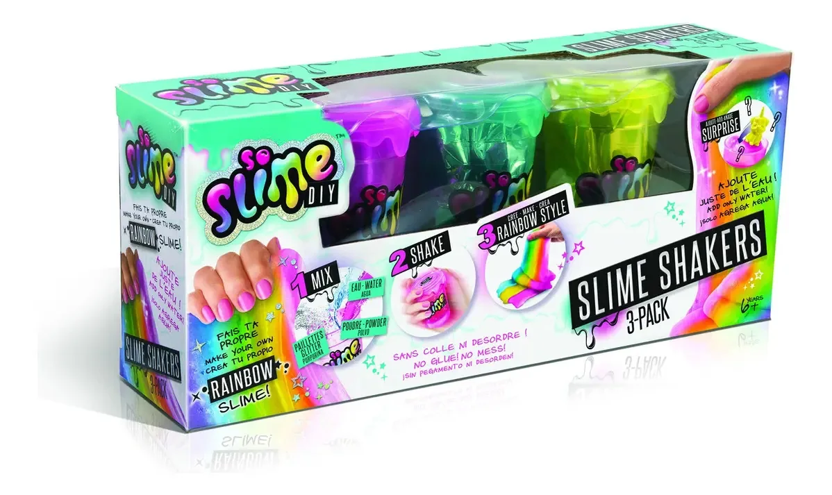 Pacote So Slime Shaker Sensory Slime Making X 3