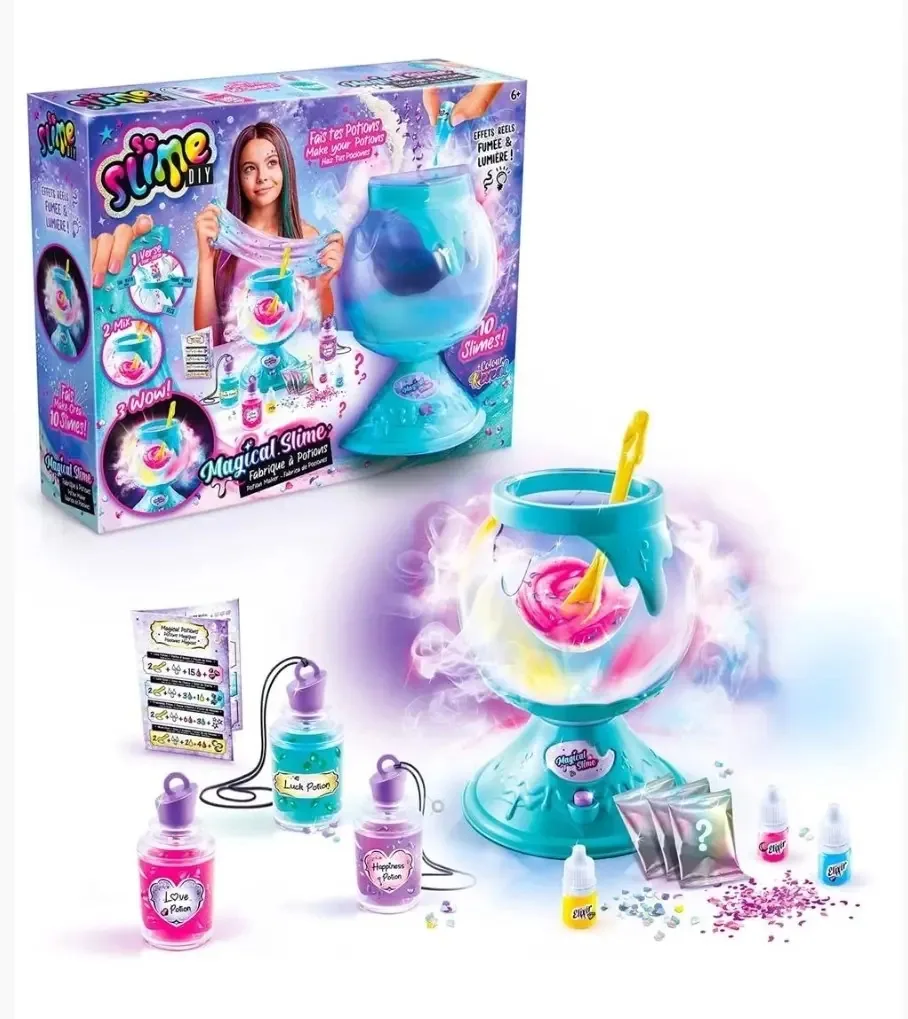 Luzes e efeitos de poções Slime Super Magic Cauldron Factory