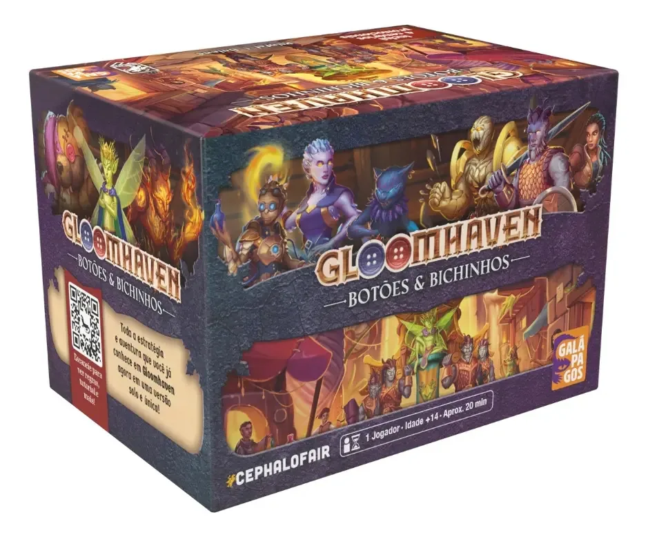 Gloomhaven: Botões & Bichinhos - Jogo De Tabuleiro Galápagos