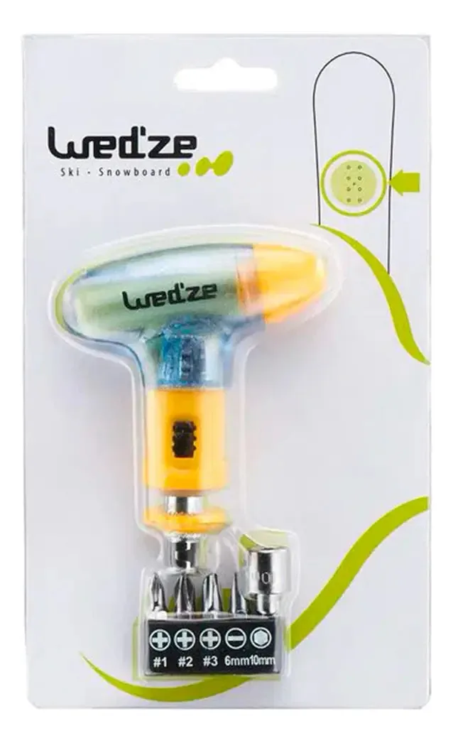 Chave De Parafusos De Ski Wedze Cor Amarelo