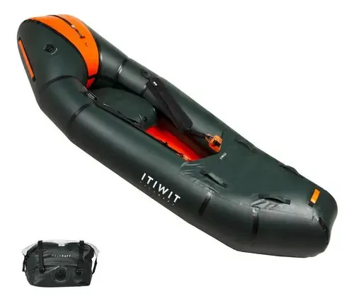 Caiaque Inflável Tpu Packraft 500 Cor Verde Tamanho Unico