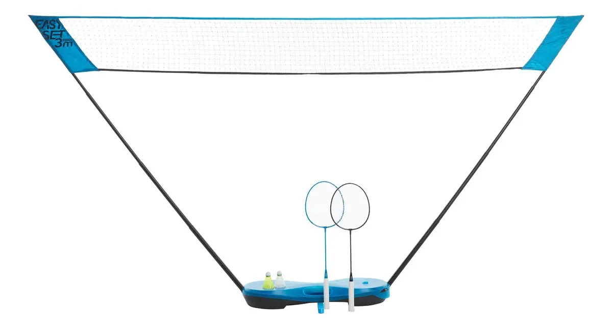 Set De Bádminton Red, 2 Raquetas, 2 Gallitos Easy 3 m Azul P