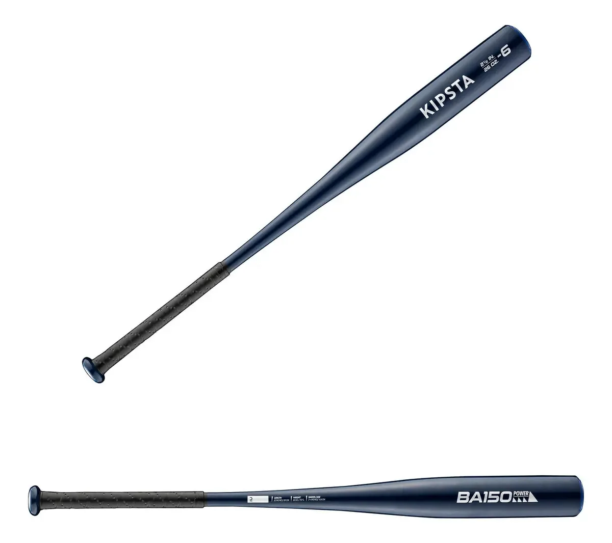 Bastão de beisebol de alumínio Ba150 Power Kipsta Blue
