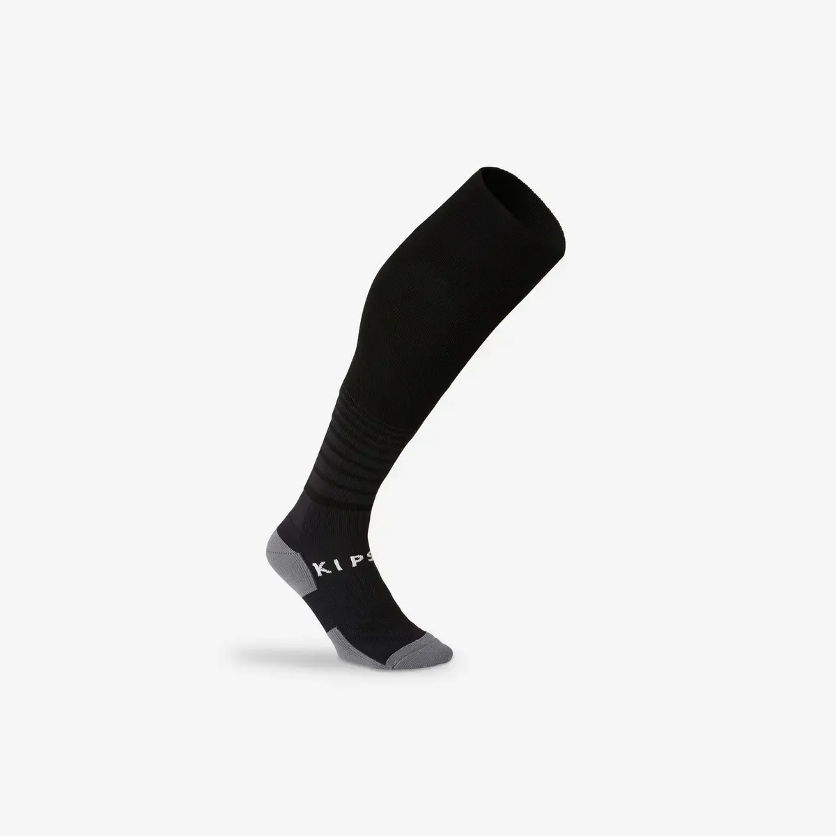 Meias de futebol infantis Kipsta F500 pretas Kipsta tamanho 17/19