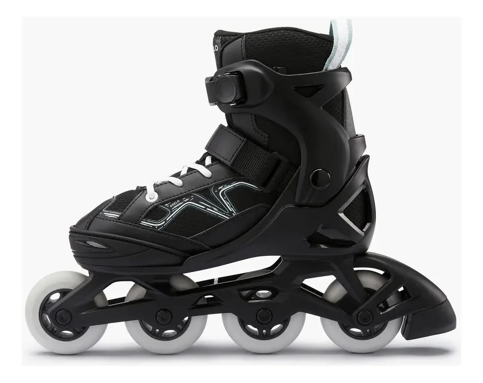 Patins De Criança Fit3 Jr Oxelo Cor Preto Tamanho Dos Patins 30/33 Br