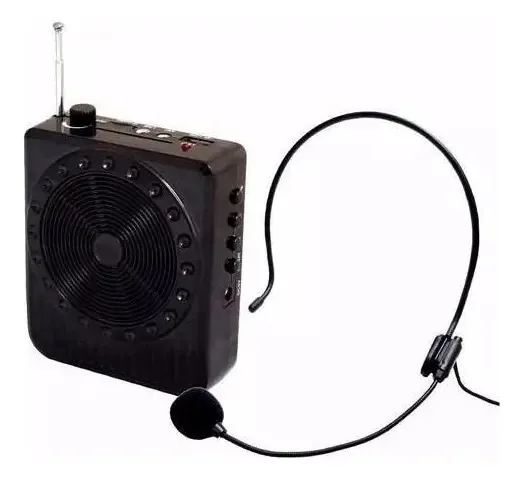 Amplificador de Voz Portátil Lucky Amazonia Com Microfone, Rádio FM e USB