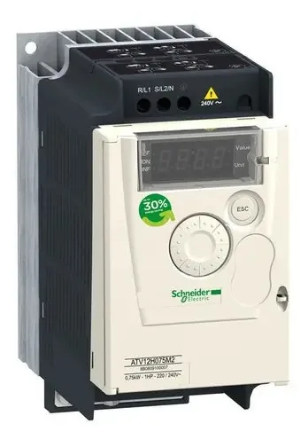 Inversor De Frequência 1,0cv 240v 50/60hz Monofásico Atv12h0