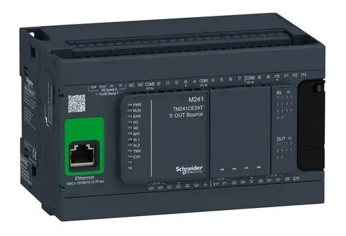 CPU M241 PLC 24 E/S Transit PnP/ETH TM241ce24t Schneider