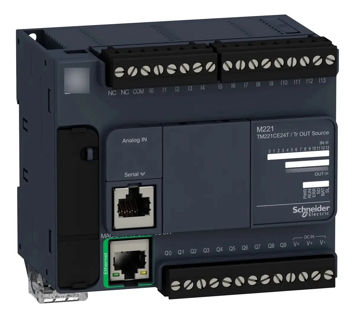 Controlador lógico Schneider Comp Pnp Ethernet Plc 24 Tm221