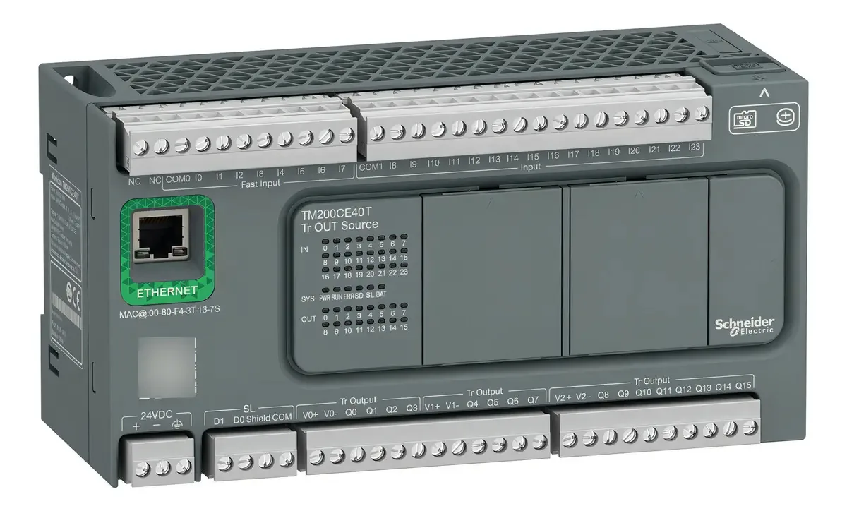 Clp Schneider Electric Tm200ce40t 24 Entradas 16 Saídas Digitais