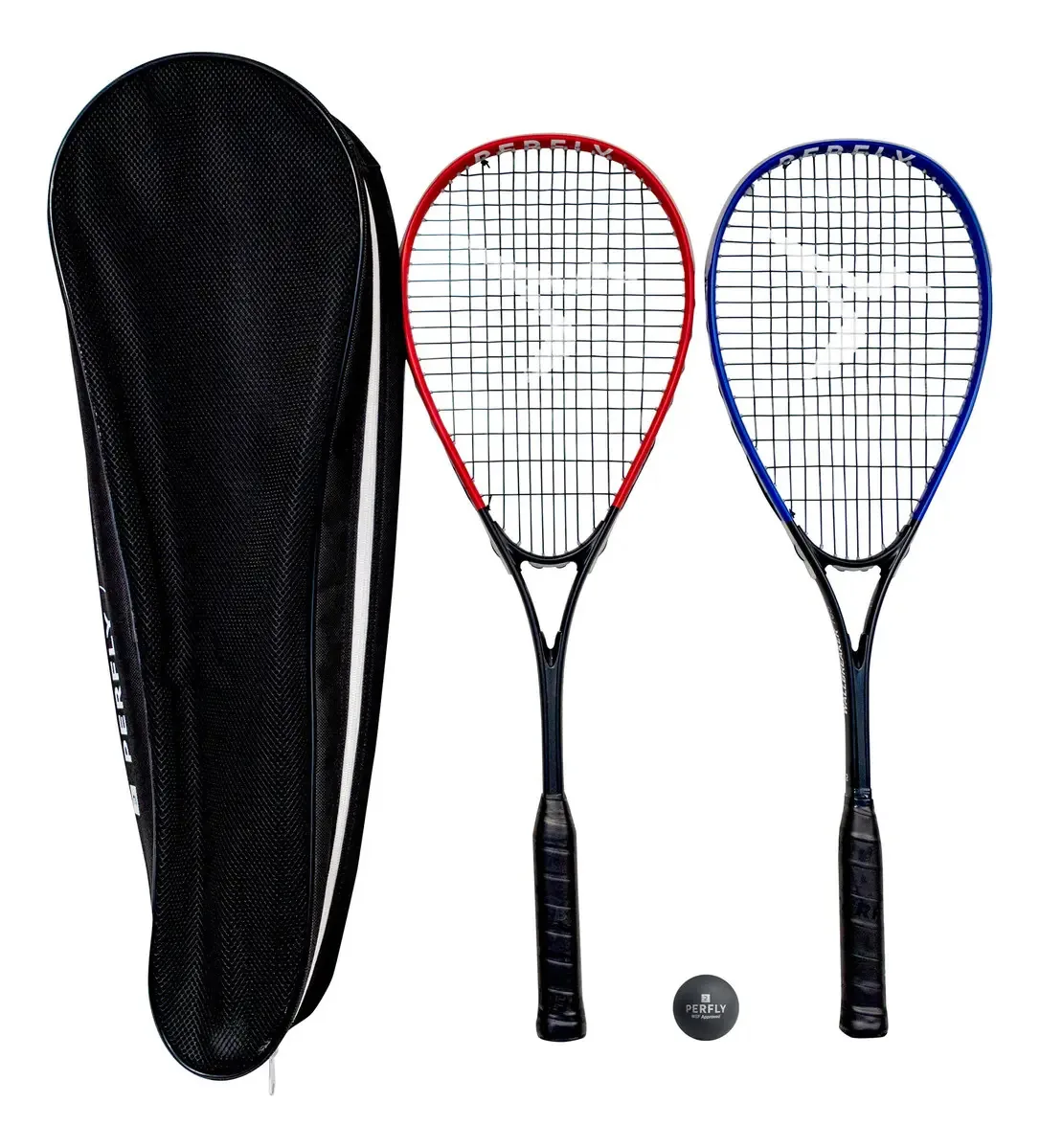 Conjunto de raquetes de squash Wallbreaker 165 Club, 2 raquetes/1 cor azul