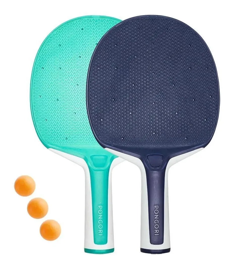 Kit De Ping Pong 2 Raquetes Resistentes