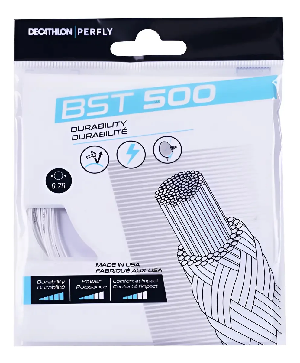 Cordas De Badminton Bst500 Perfly Cor Branco Tamanho Único