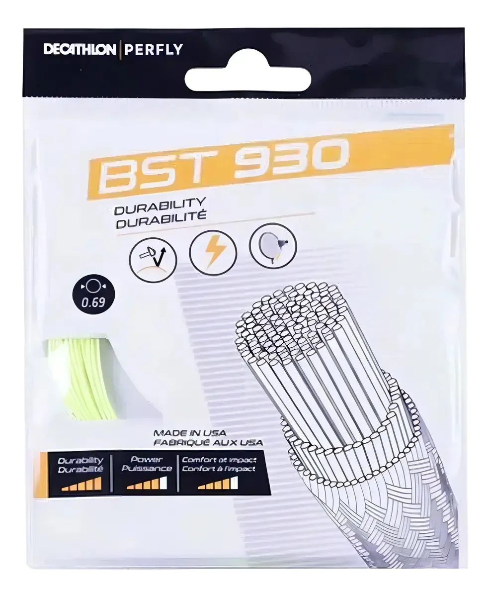Corda De Badminton Bst 930 Perfly Cor Verde