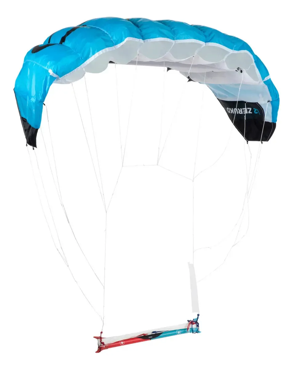 Kite de tração de 1,2 M² + barra de ouro azul