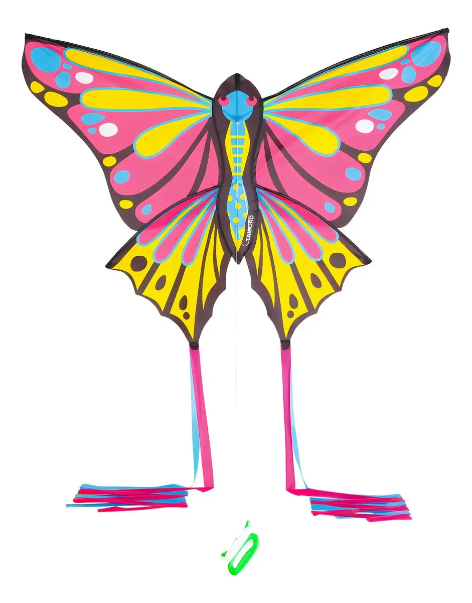 Static Butterfly Kite Mfk 160 rosa/amarelo dourado cor rosa