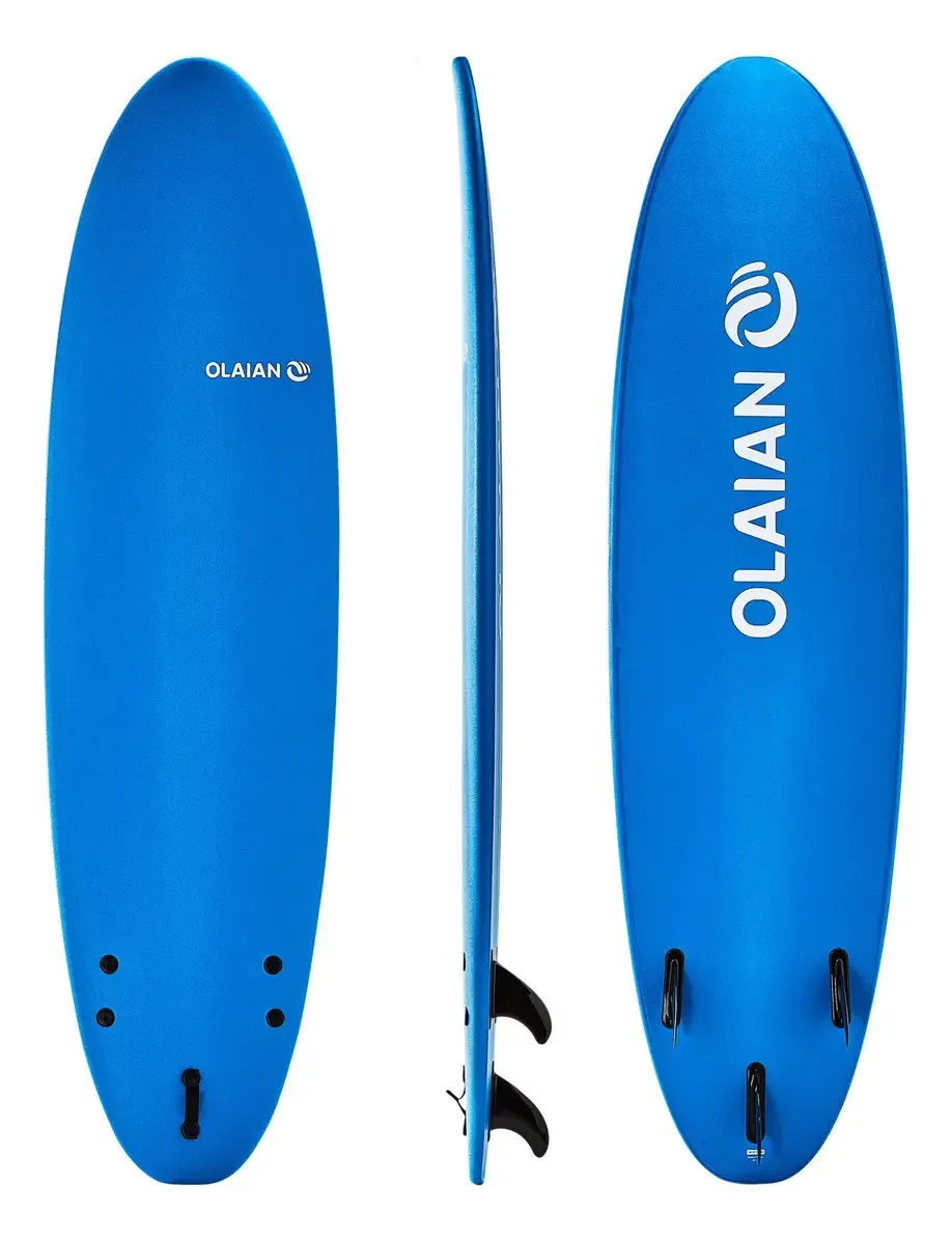 Prancha de surf Olaian 100 7' Evolutionary Foam, cor azul